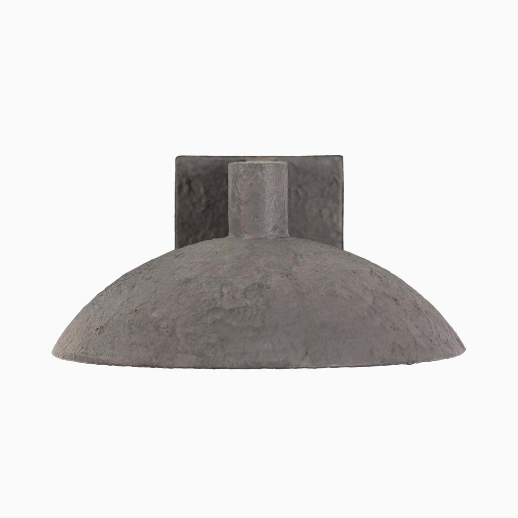 Zia Wall Sconce in Matte Black Plaster