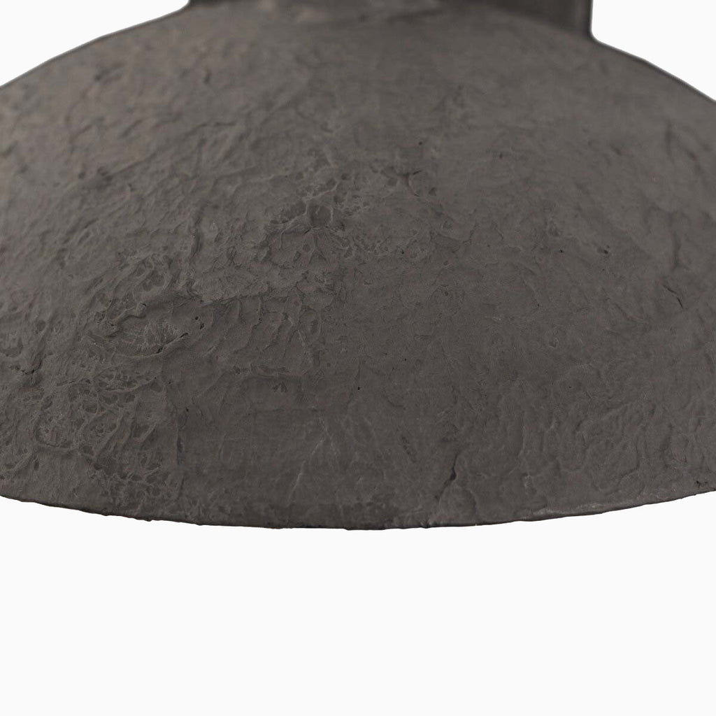 Zia Wall Sconce in Matte Black Plaster
