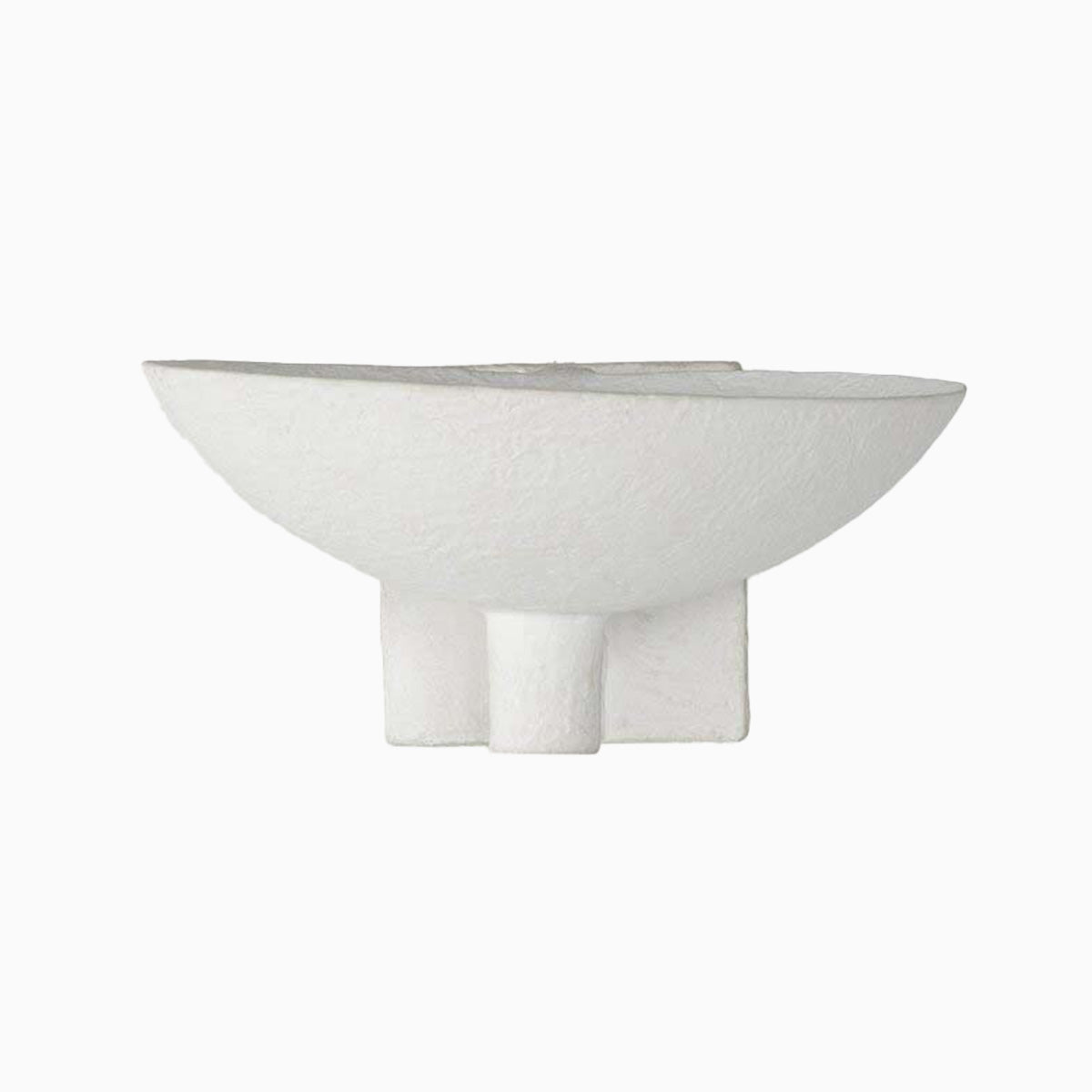 Zia Wall Sconce in Matte White Plaster