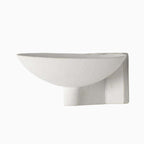 Zia Wall Sconce in Matte White Plaster