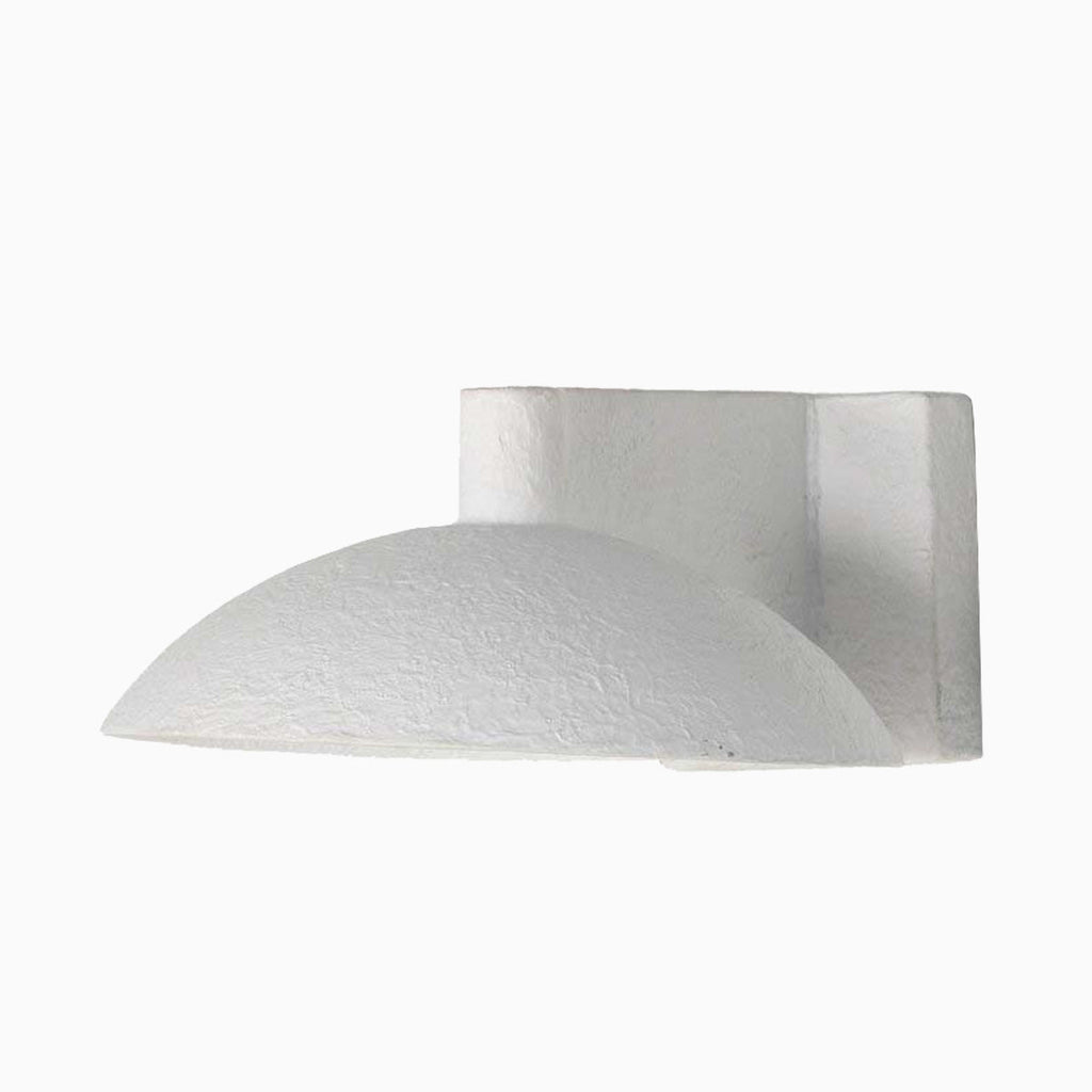 Zia Wall Sconce in Matte White Plaster