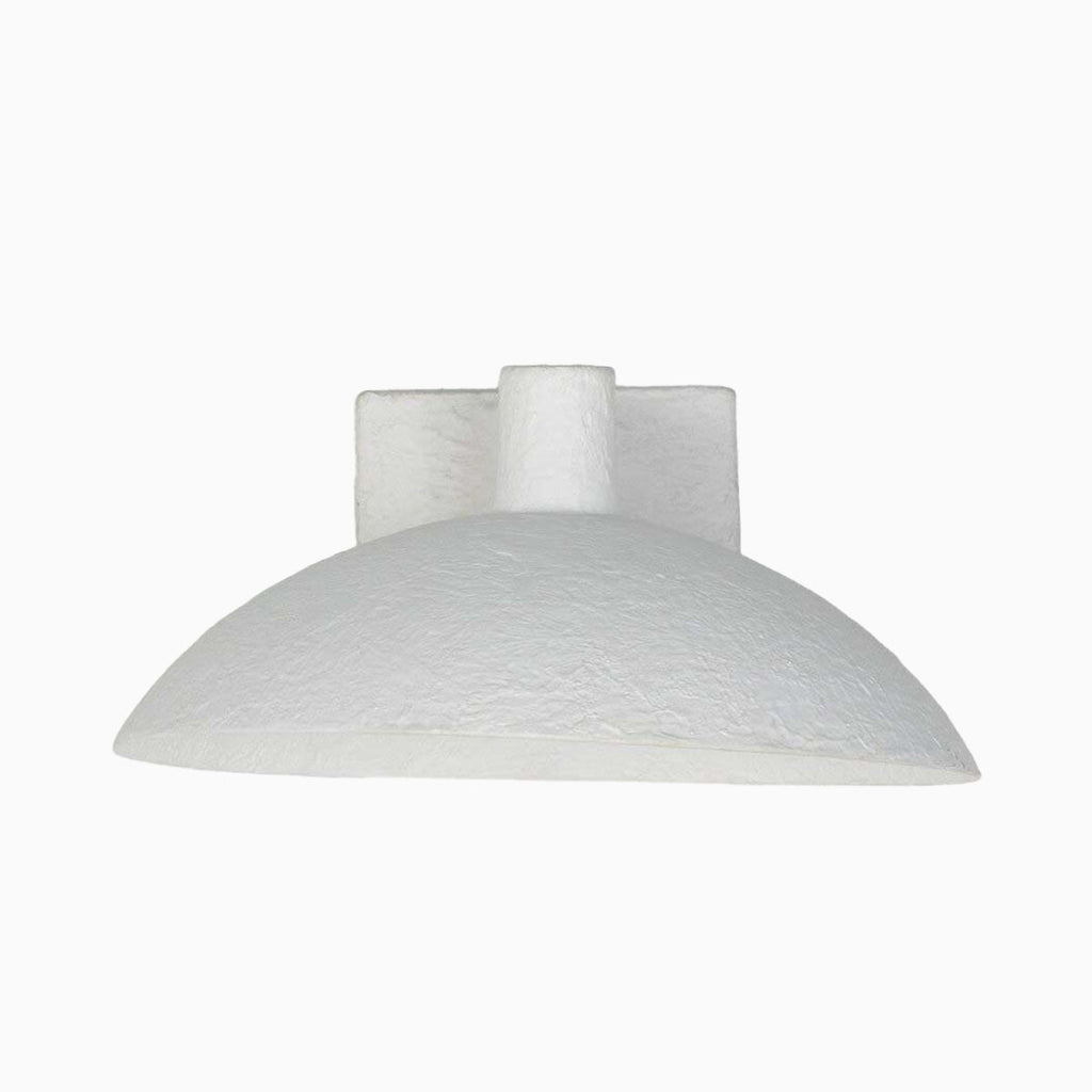 Zia Wall Sconce in Matte White Plaster