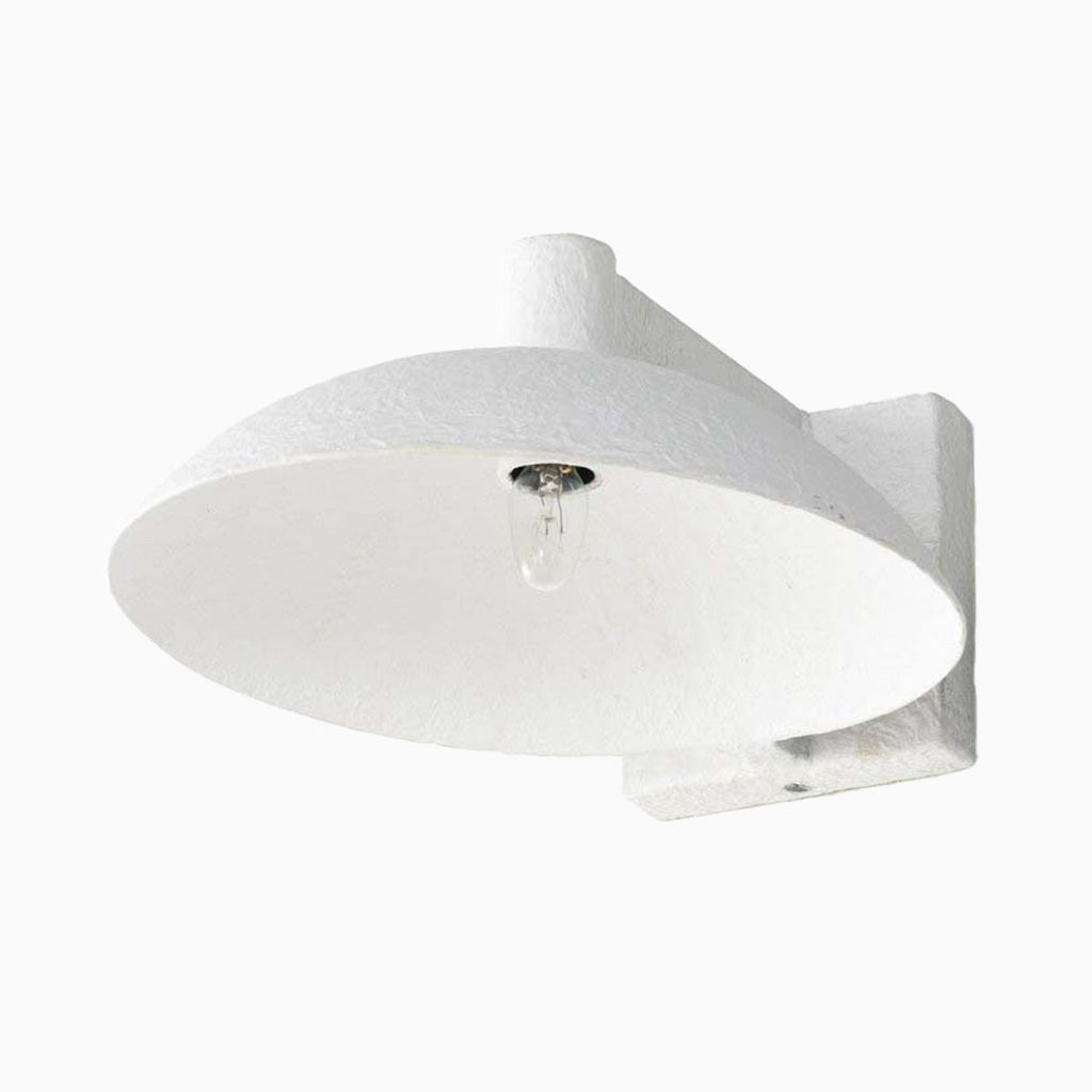 Zia Wall Sconce in Matte White Plaster