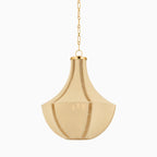 Aida Pendant in Aged Brass
