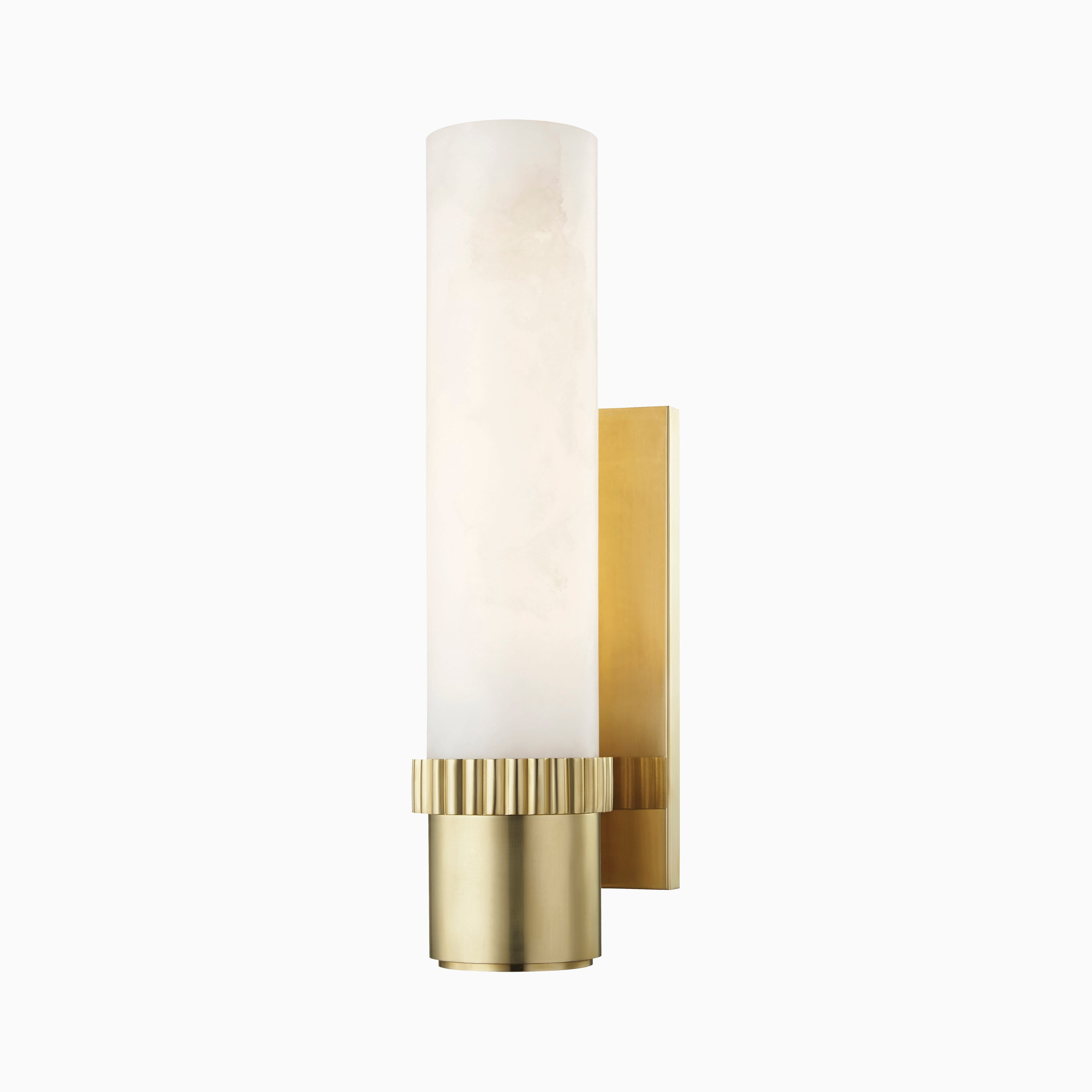 Asha Wall Sconce in Aged Brass