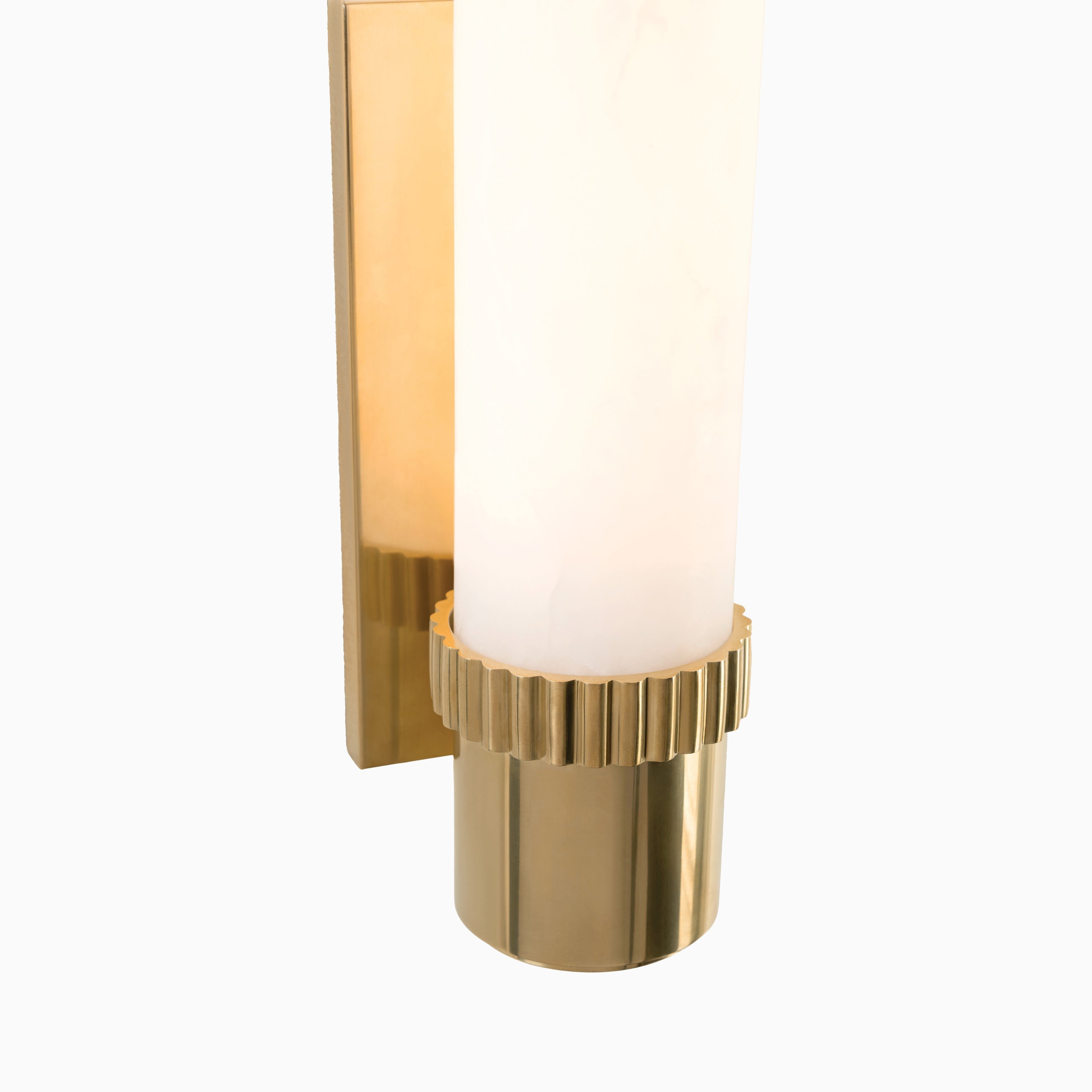 Asha Wall Sconce in Aged Brass