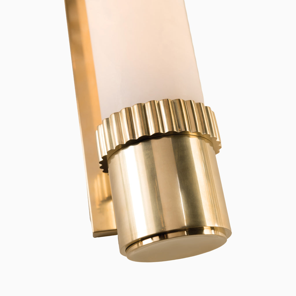 Asha Wall Sconce in Aged Brass