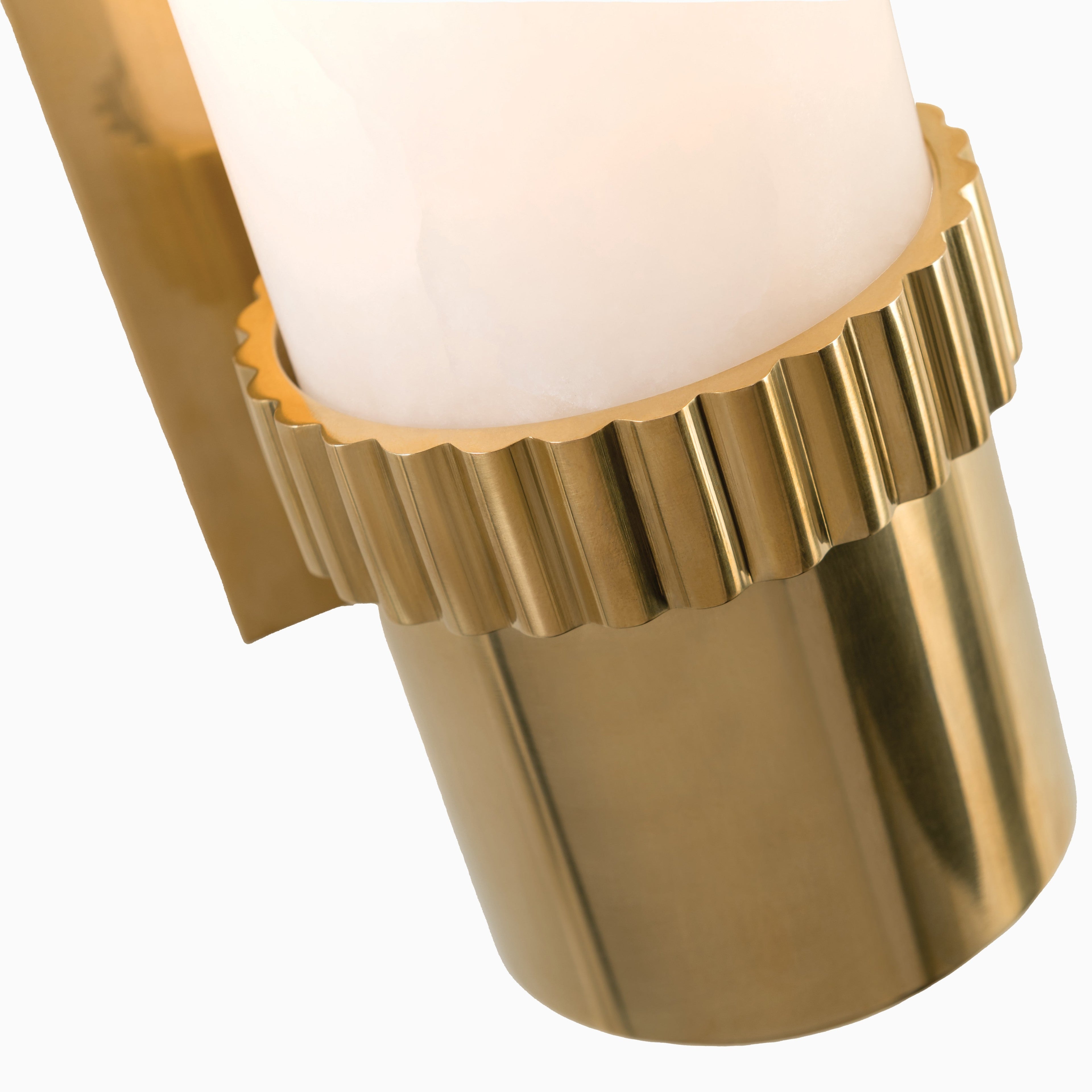 Asha Wall Sconce in Aged Brass