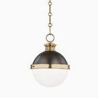 Barnes 9 Pendant in Aged Antique Distressed Bronze