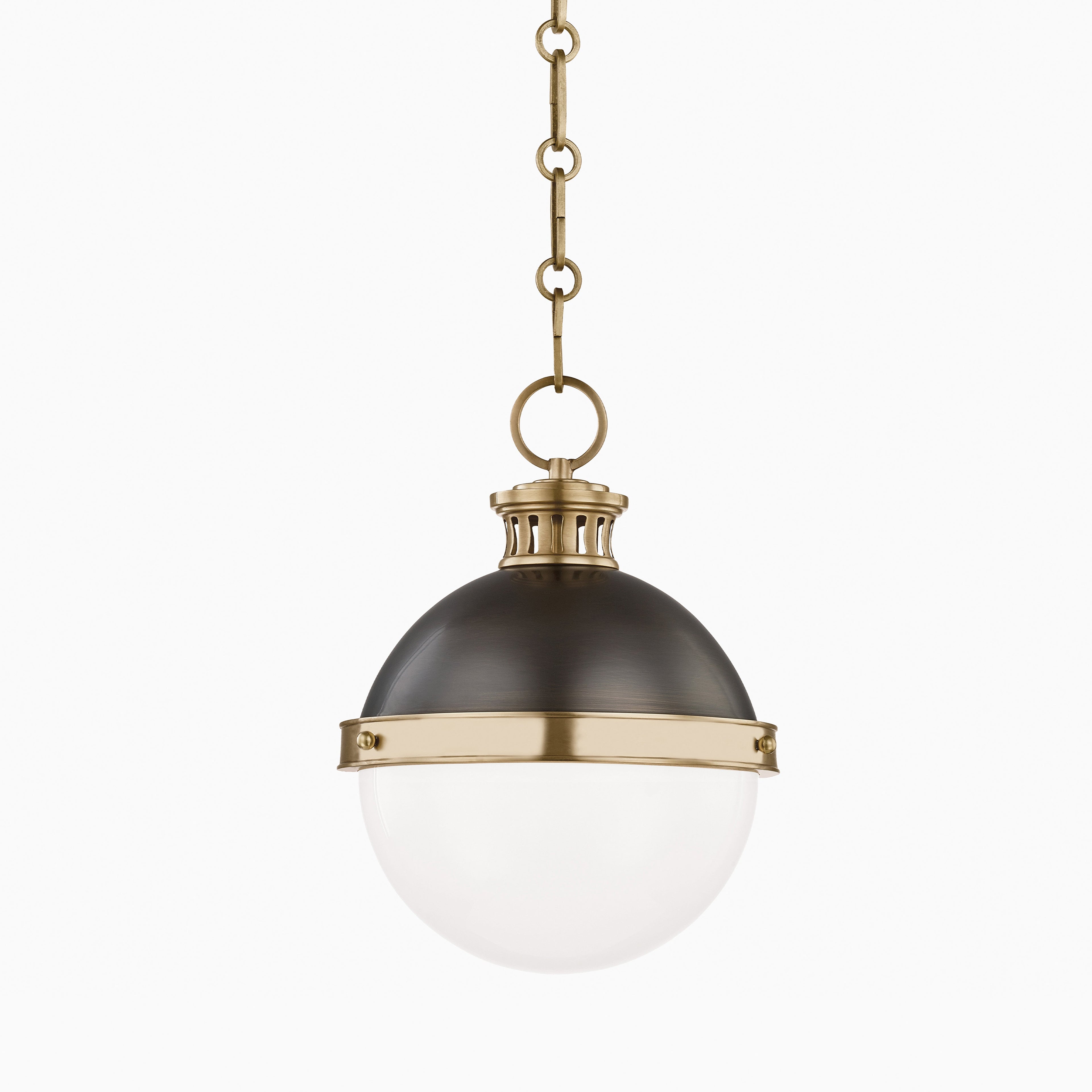 Barnes 9 Pendant in Aged Antique Distressed Bronze