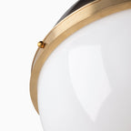 Barnes 9 Pendant in Aged Antique Distressed Bronze