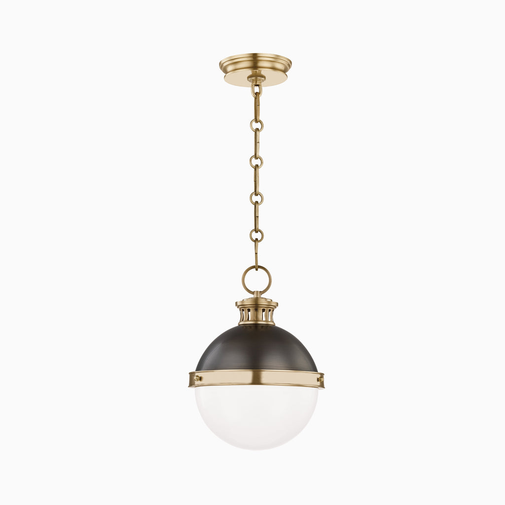 Barnes 9 Pendant in Aged Antique Distressed Bronze