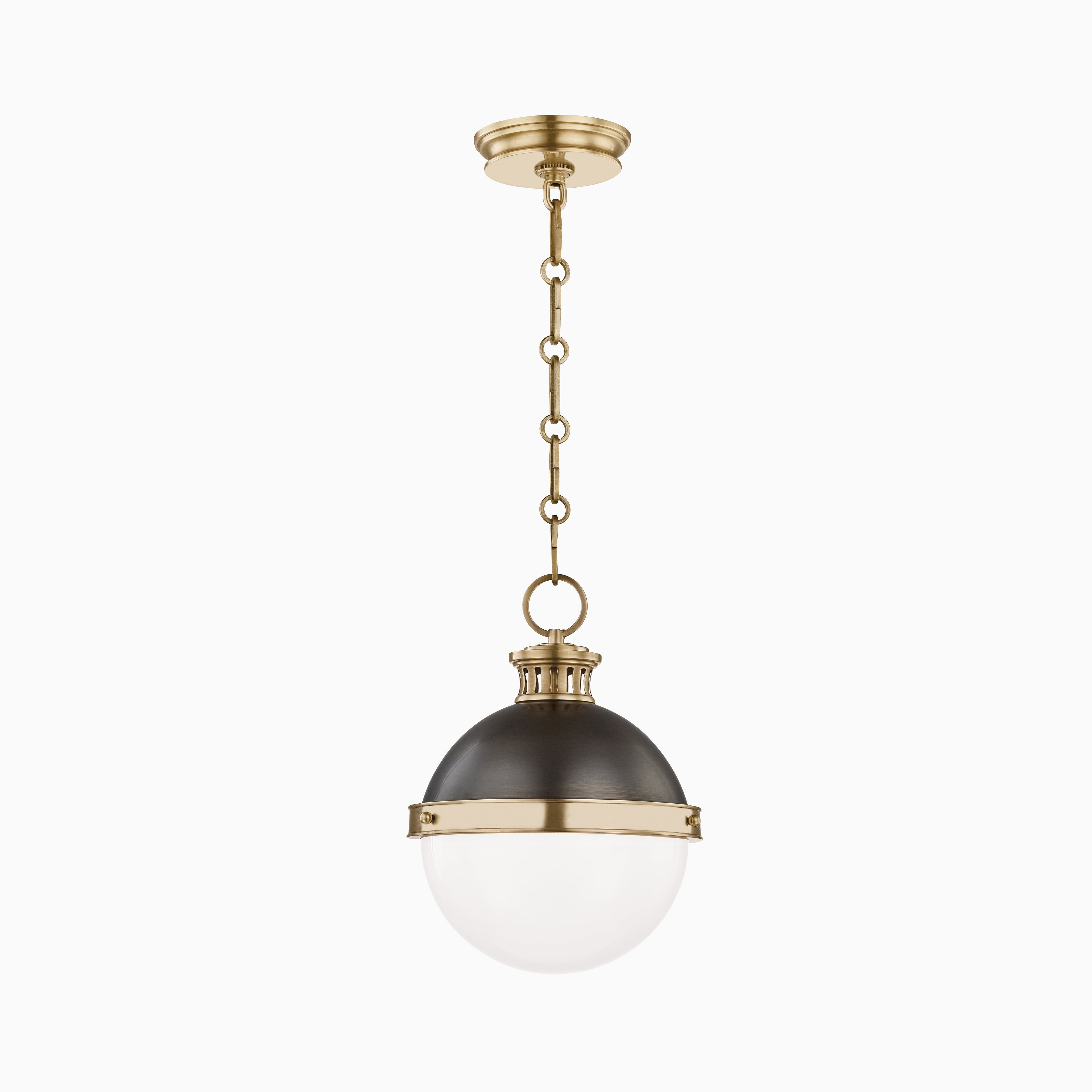Barnes 9 Pendant in Aged Antique Distressed Bronze
