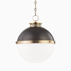 Barnes 14 Pendant in Aged Antique Distressed Bronze