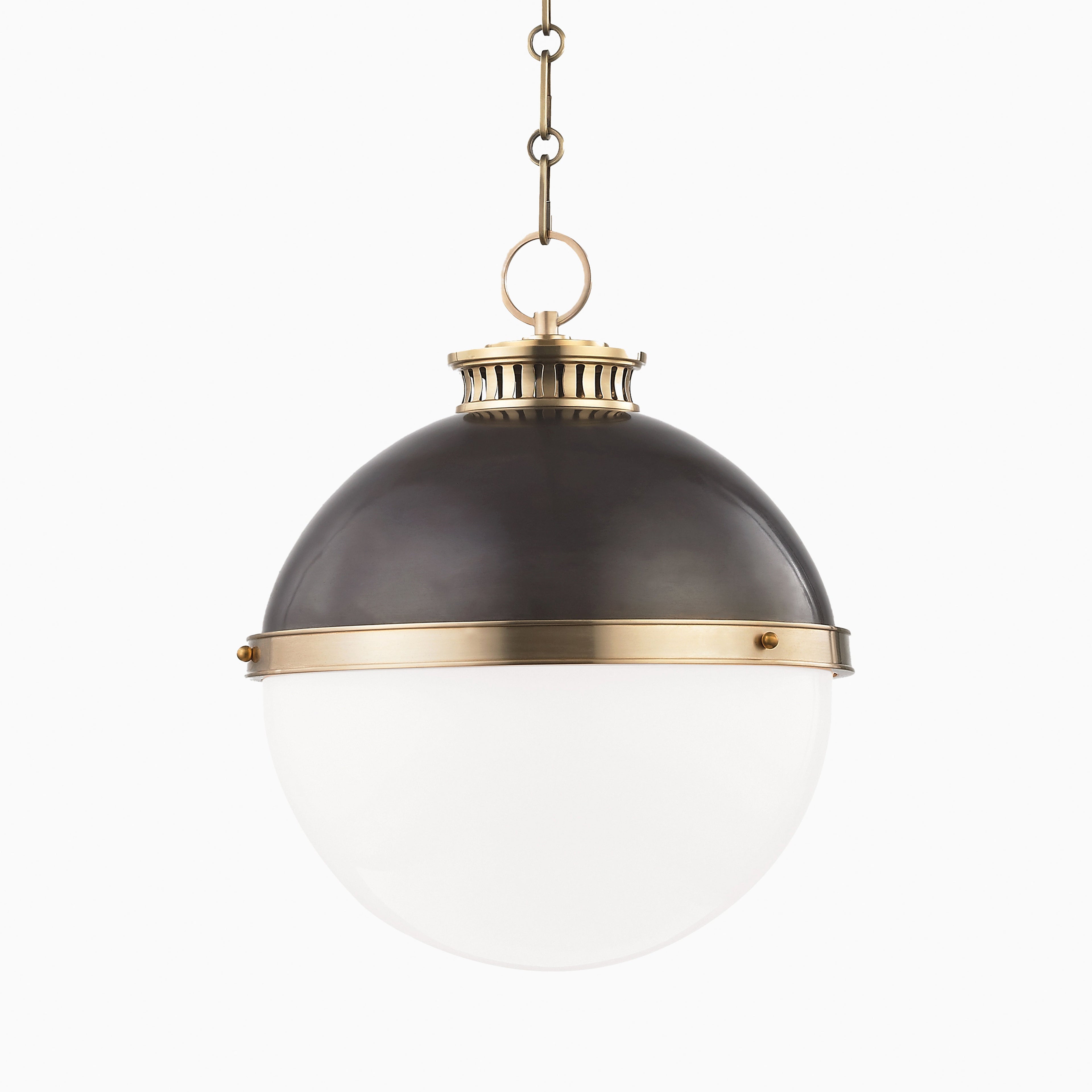 Barnes 14 Pendant in Aged Antique Distressed Bronze