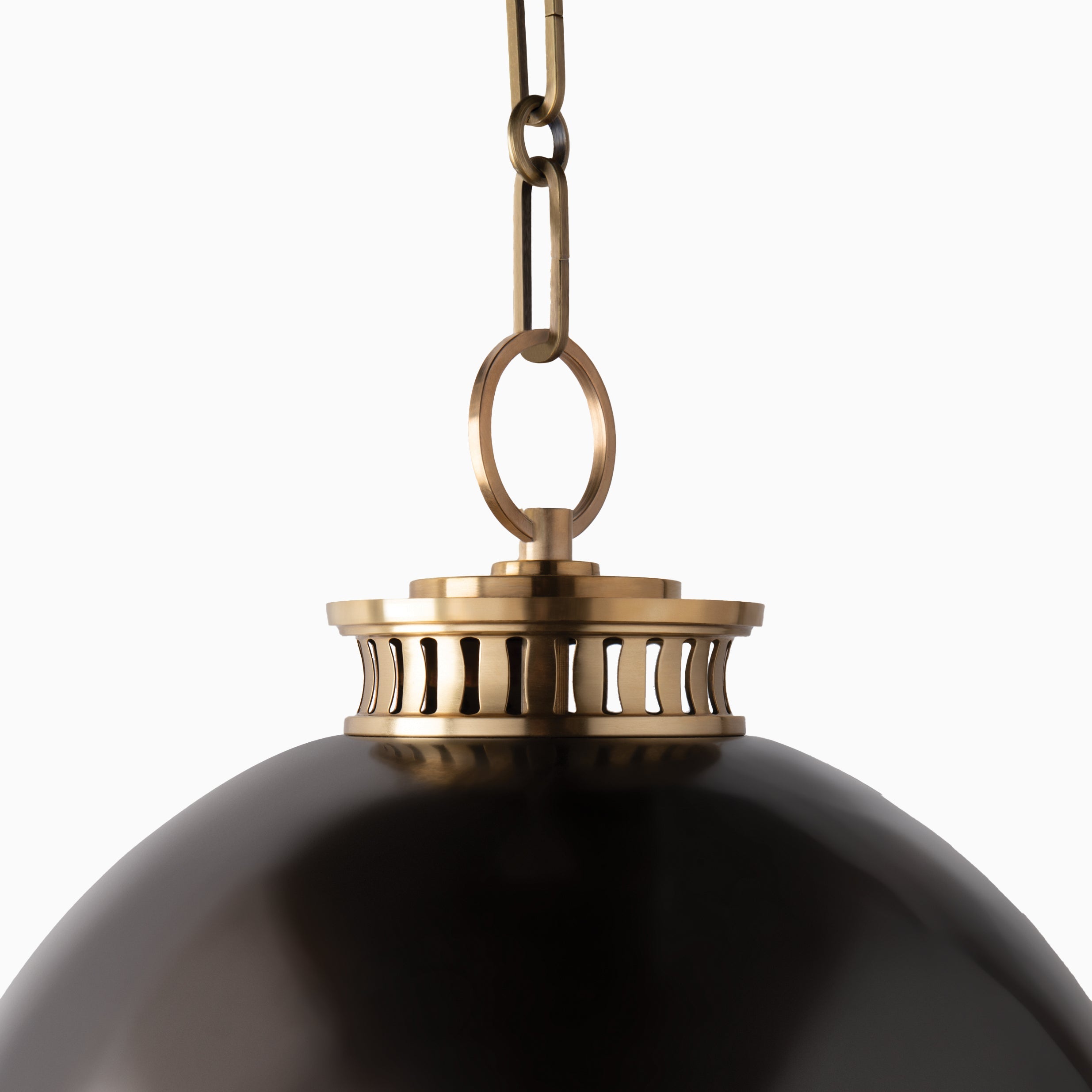 Barnes 14 Pendant in Aged Antique Distressed Bronze