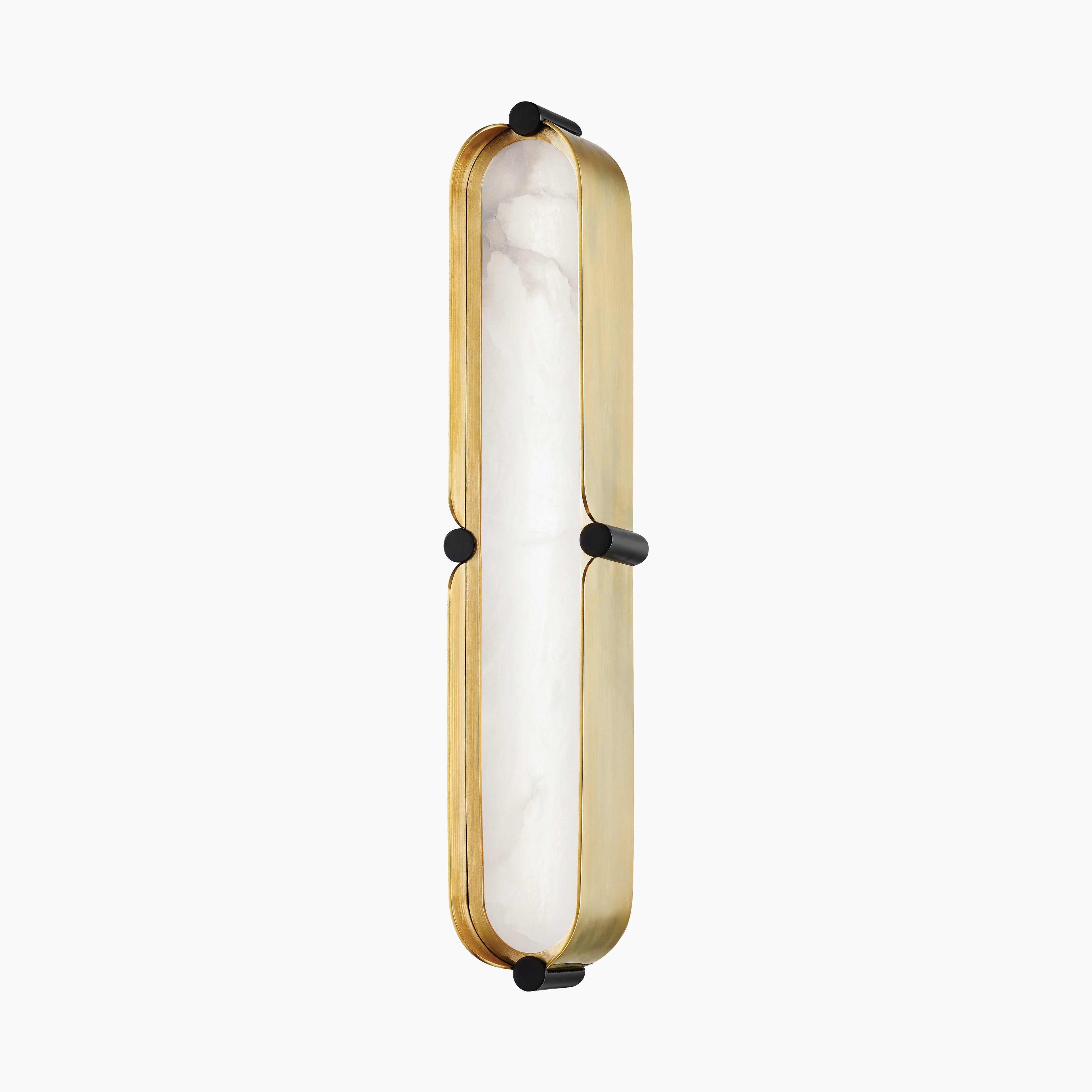 Bodhi Wall Sconce in Aged Brass/Black