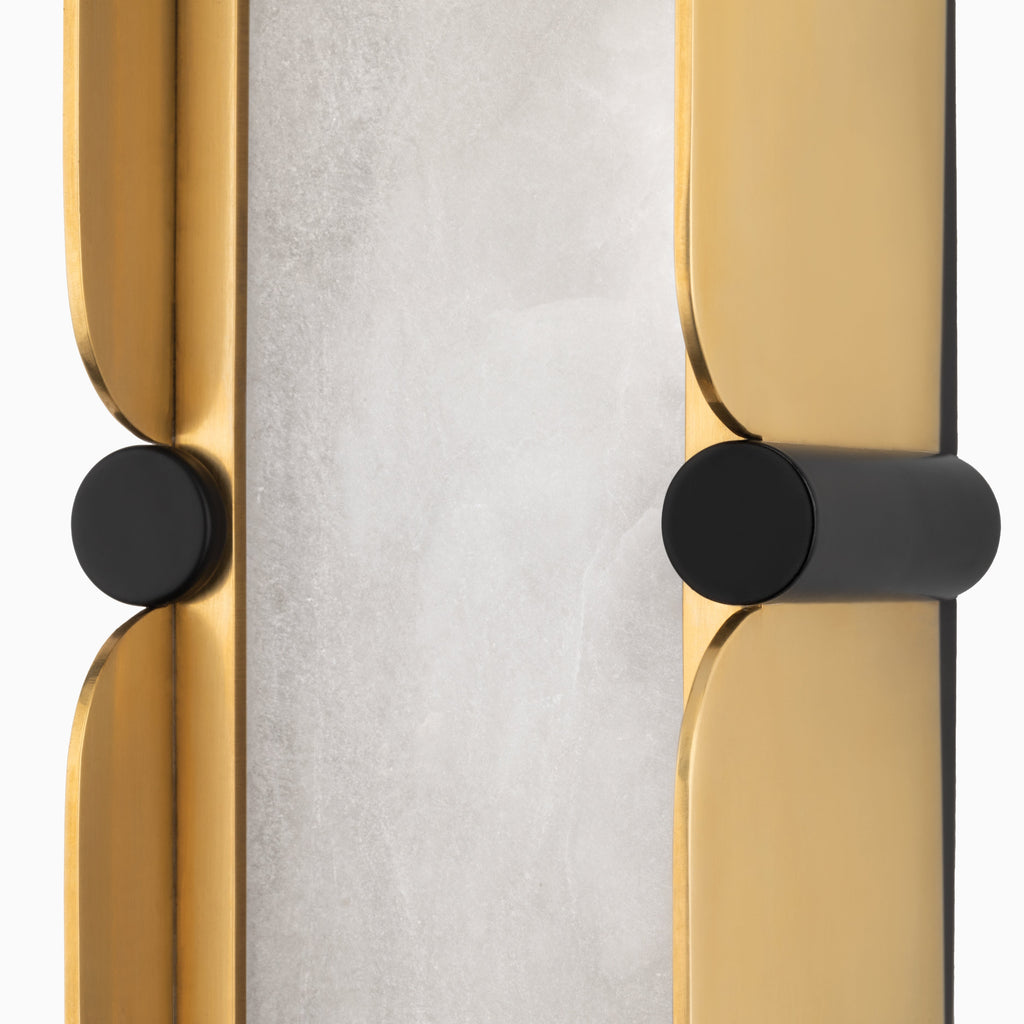 Bodhi Wall Sconce in Aged Brass/Black