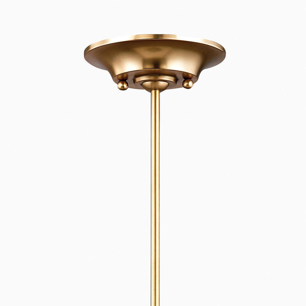 Dorian Pendant in Aged Brass