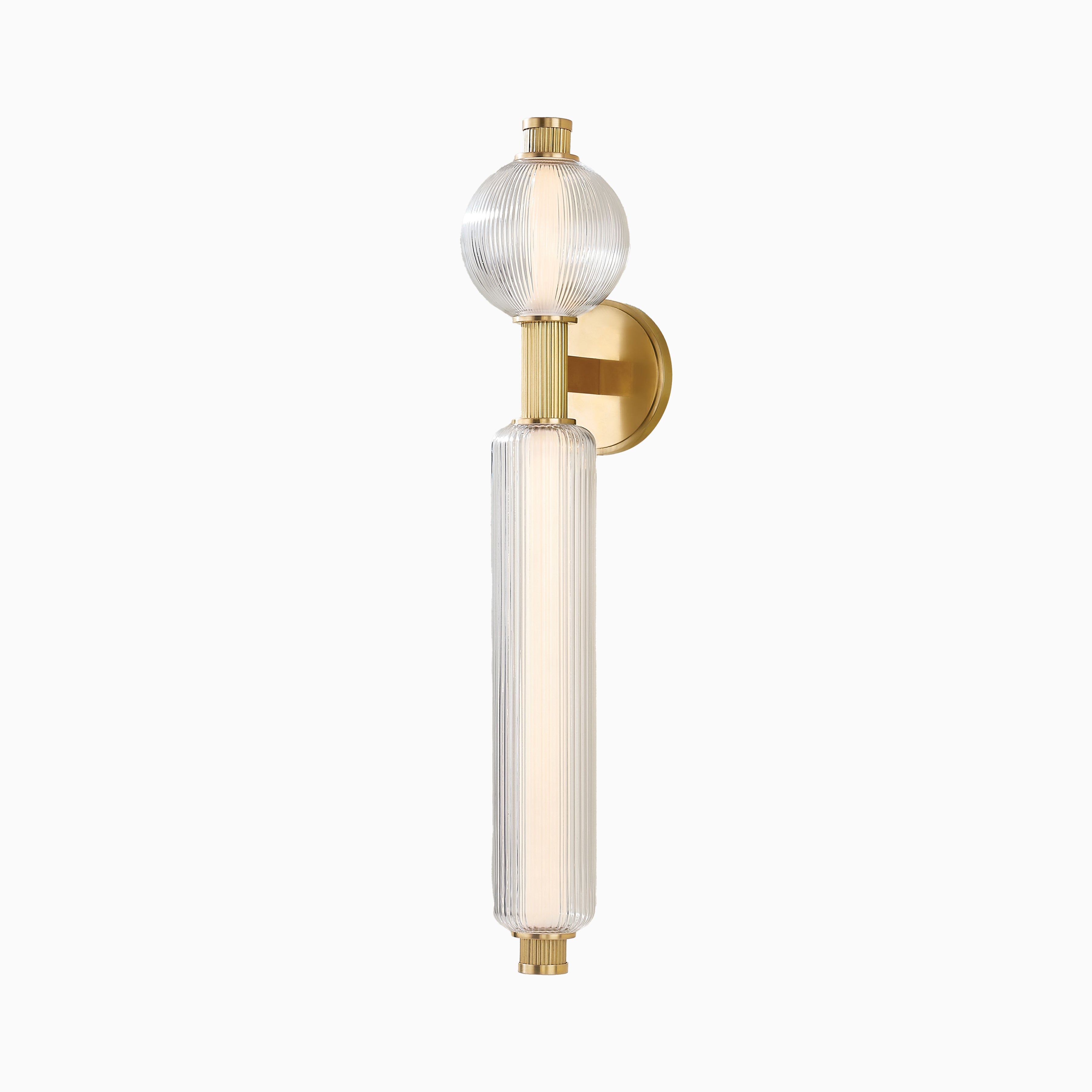 Ezekiel Wall Sconce in Vintage Brass