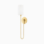 Foley Wall Sconce in Aged Brass