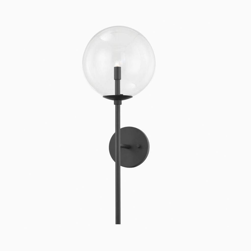 Garner Wall Sconce in Soft Black