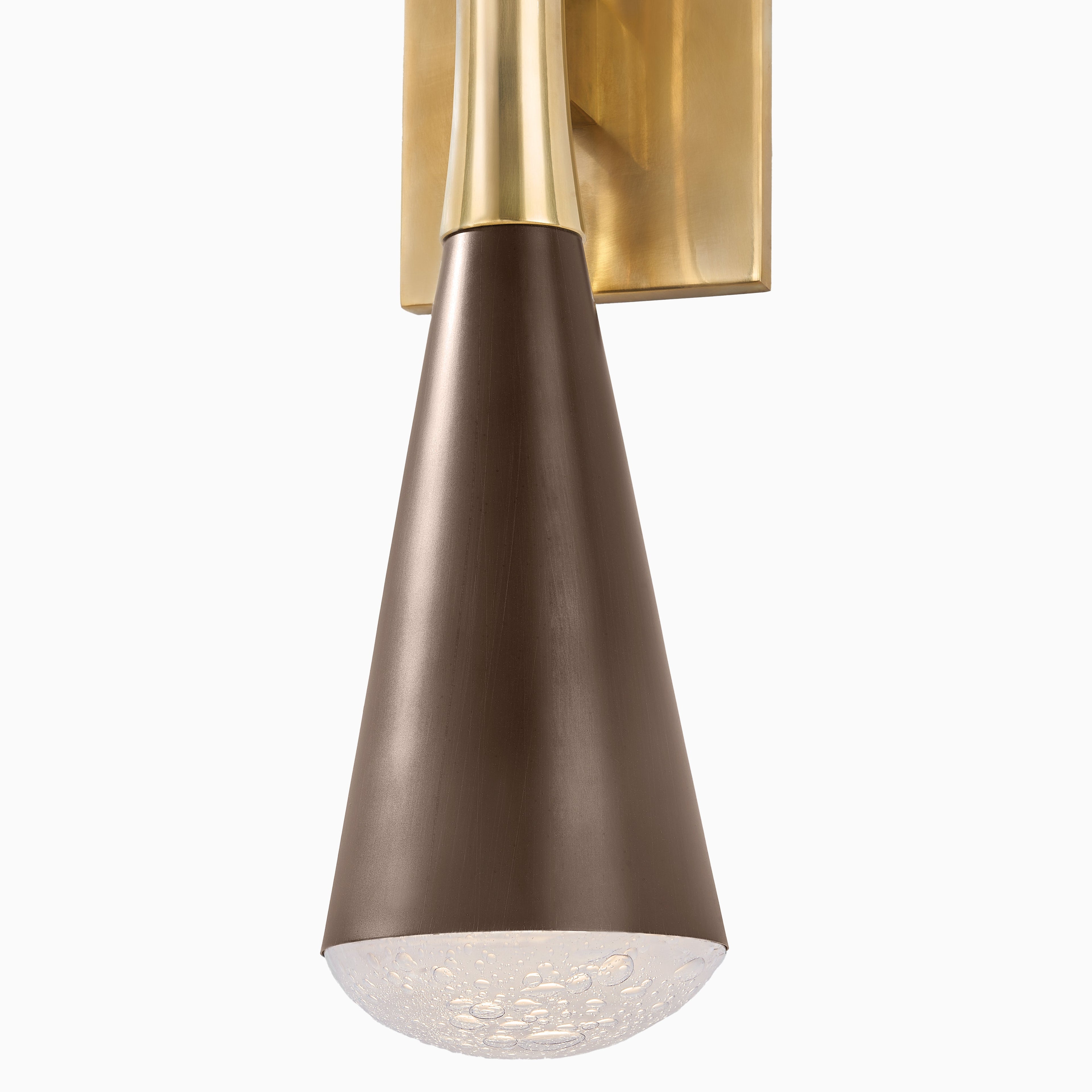 Garnet Wall Sconce in Vintage Brass/Bronze