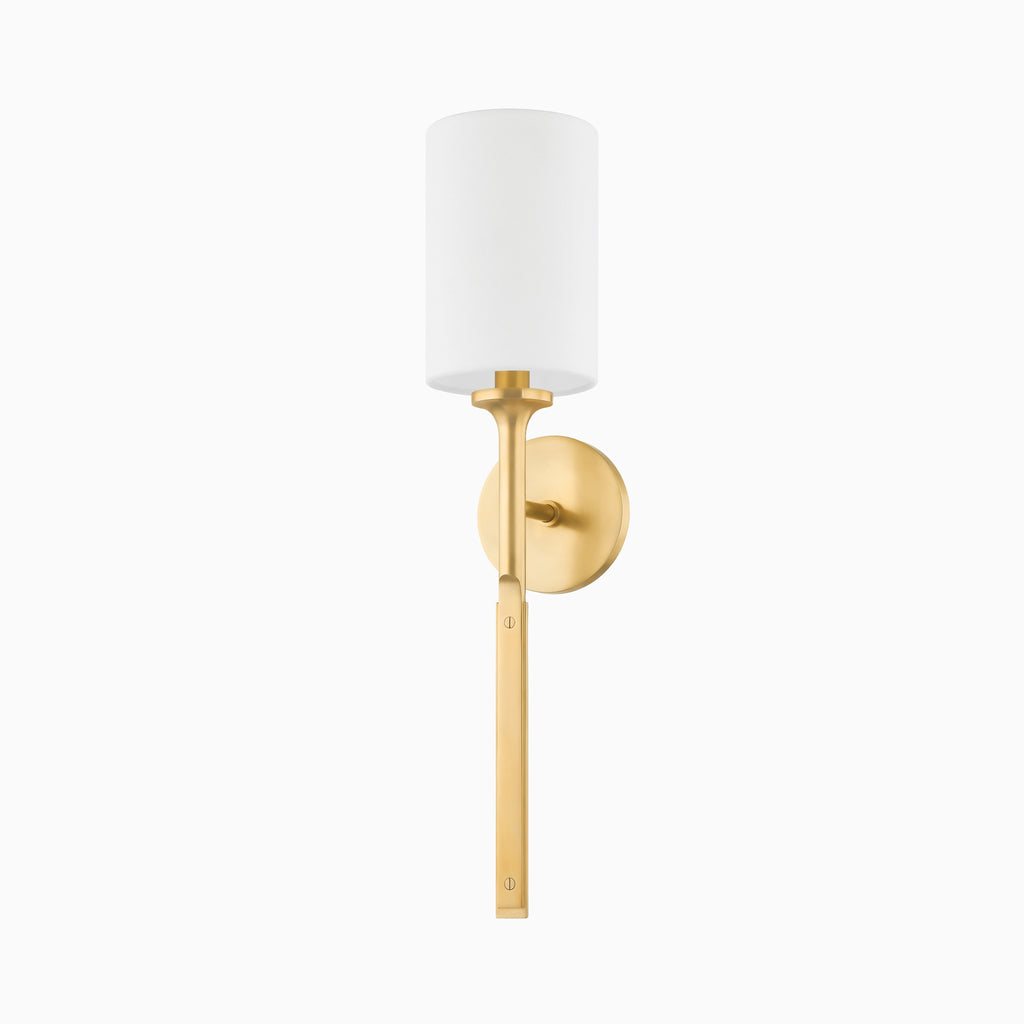 Geraldine Wall Sconce in Aged Brass