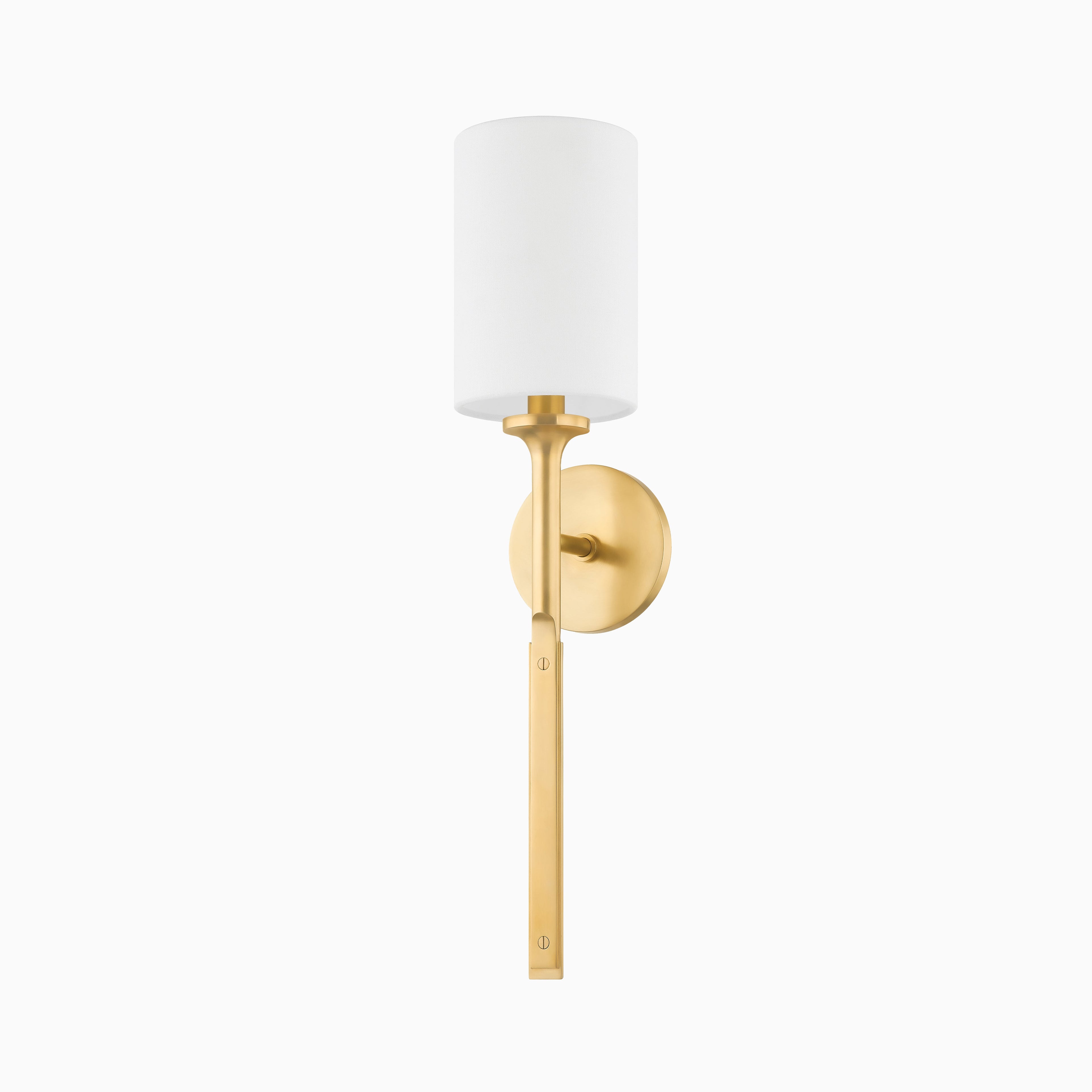 Geraldine Wall Sconce in Aged Brass