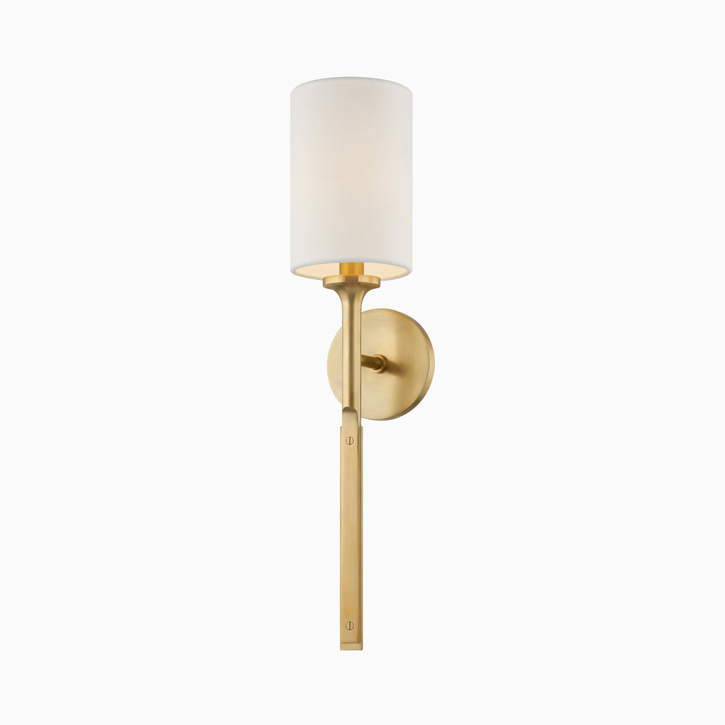 Geraldine Wall Sconce in Aged Brass