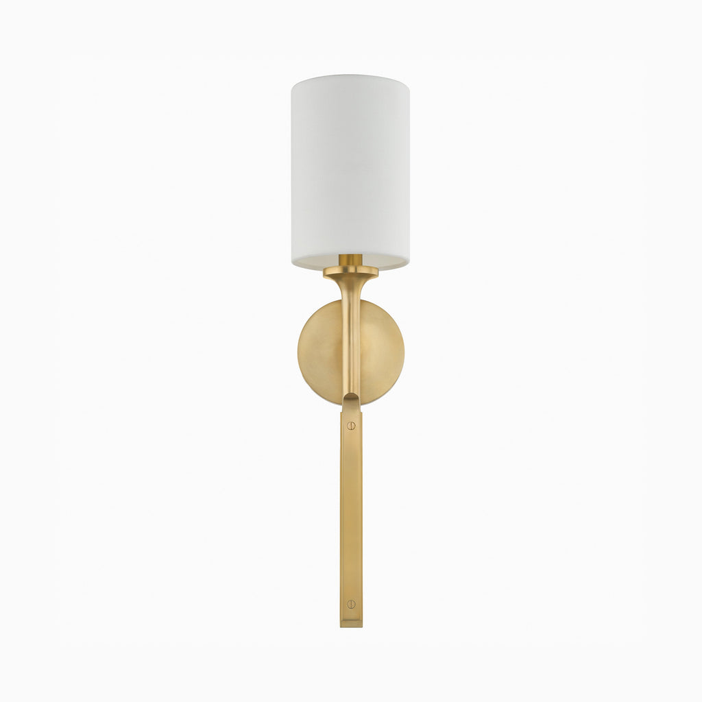 Geraldine Wall Sconce in Aged Brass