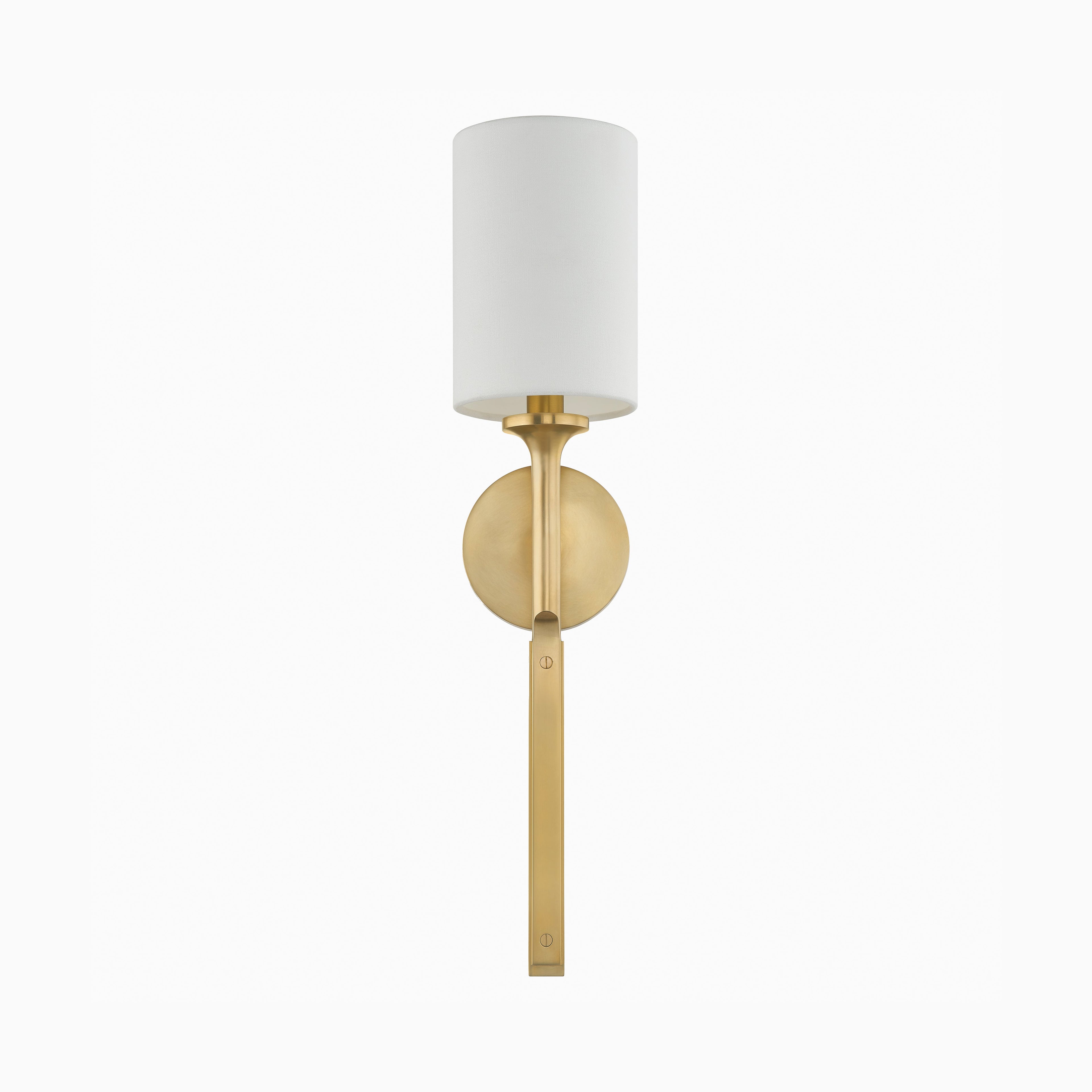 Geraldine Wall Sconce in Aged Brass