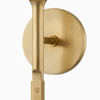 Geraldine Wall Sconce in Aged Brass