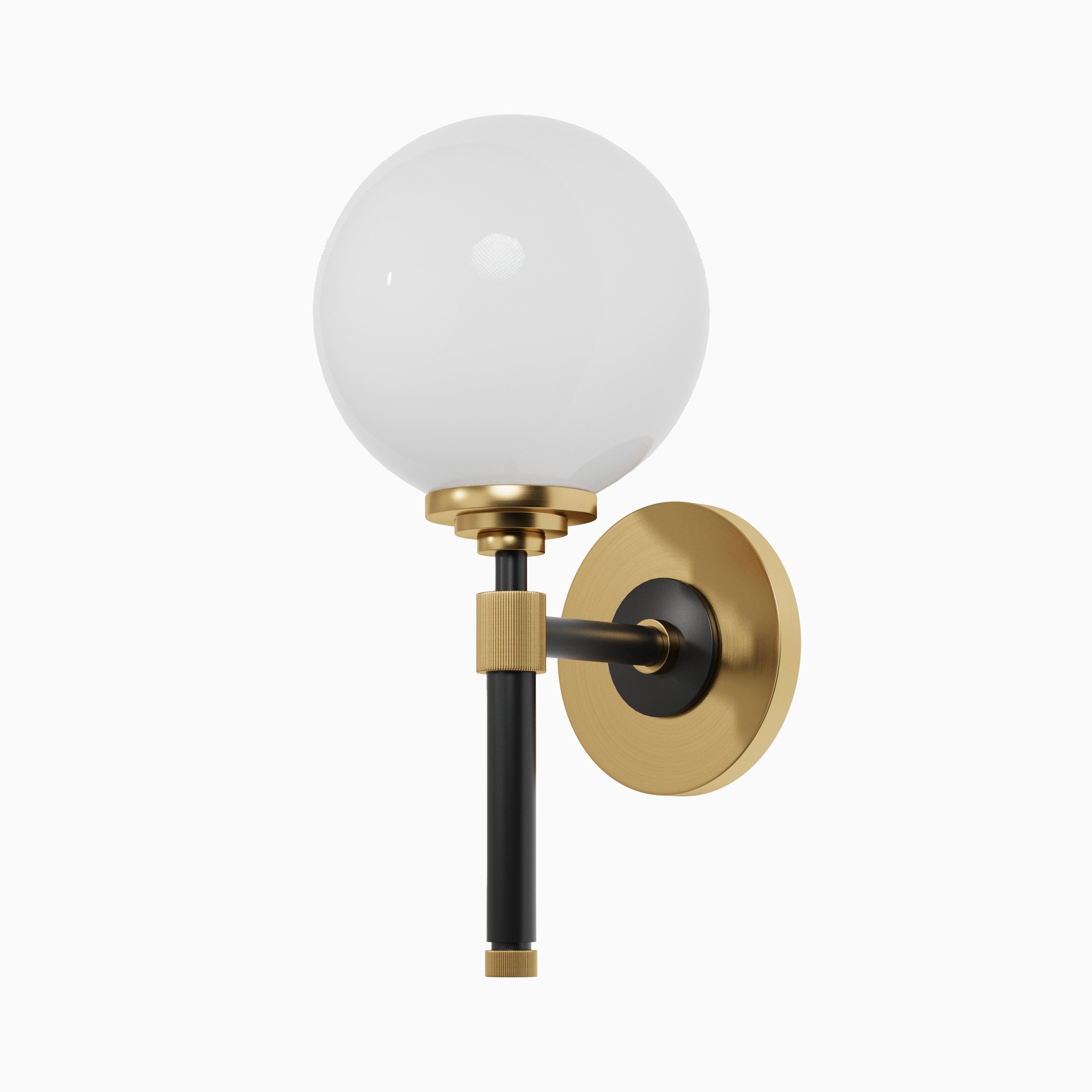 Gibson Globe Wall Sconce in Aged Old Bronze