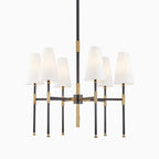 Gibson 6-Light Chandelier in Aged Old Bronze