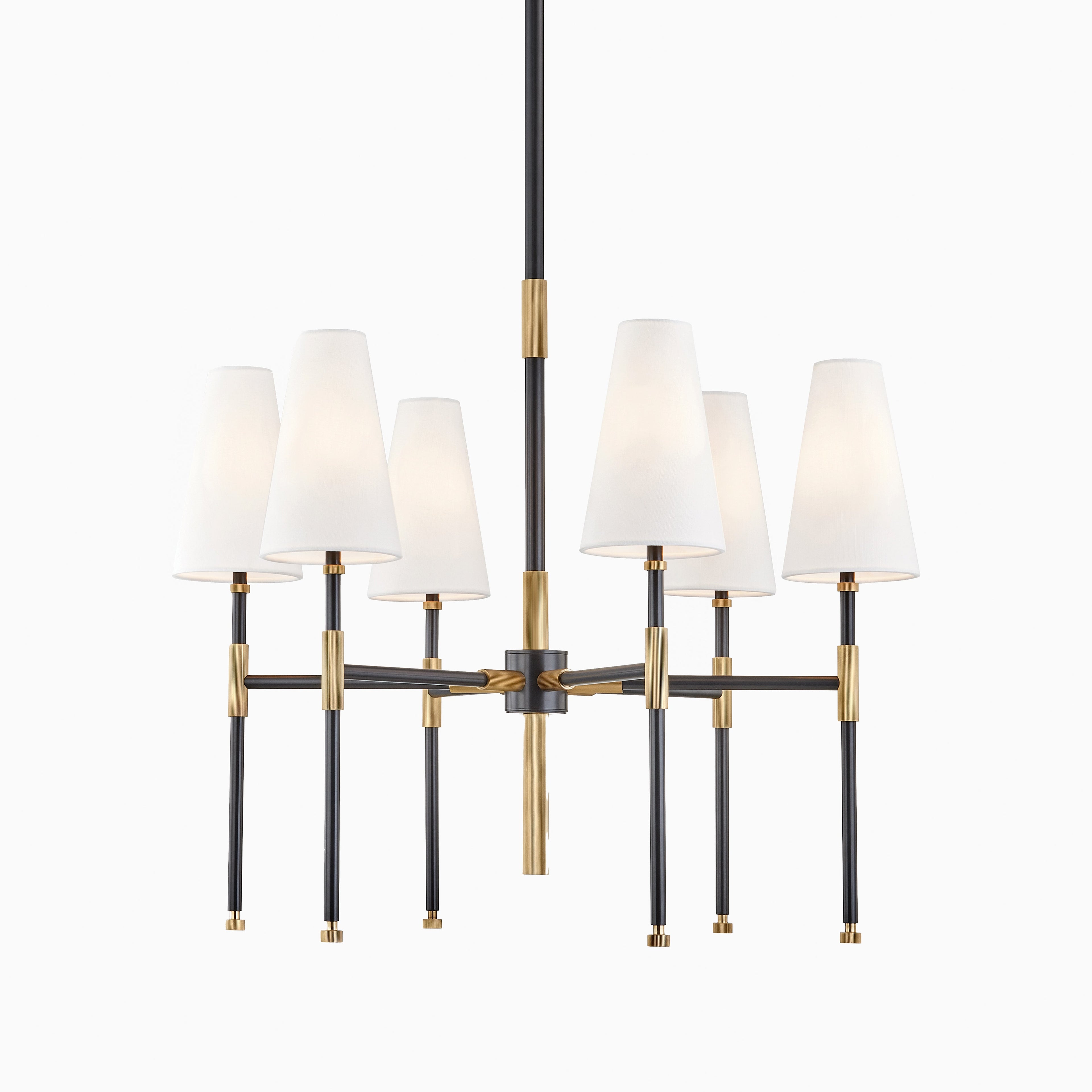 Gibson 6-Light Chandelier in Aged Old Bronze