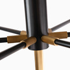 Gibson 6-Light Chandelier in Aged Old Bronze