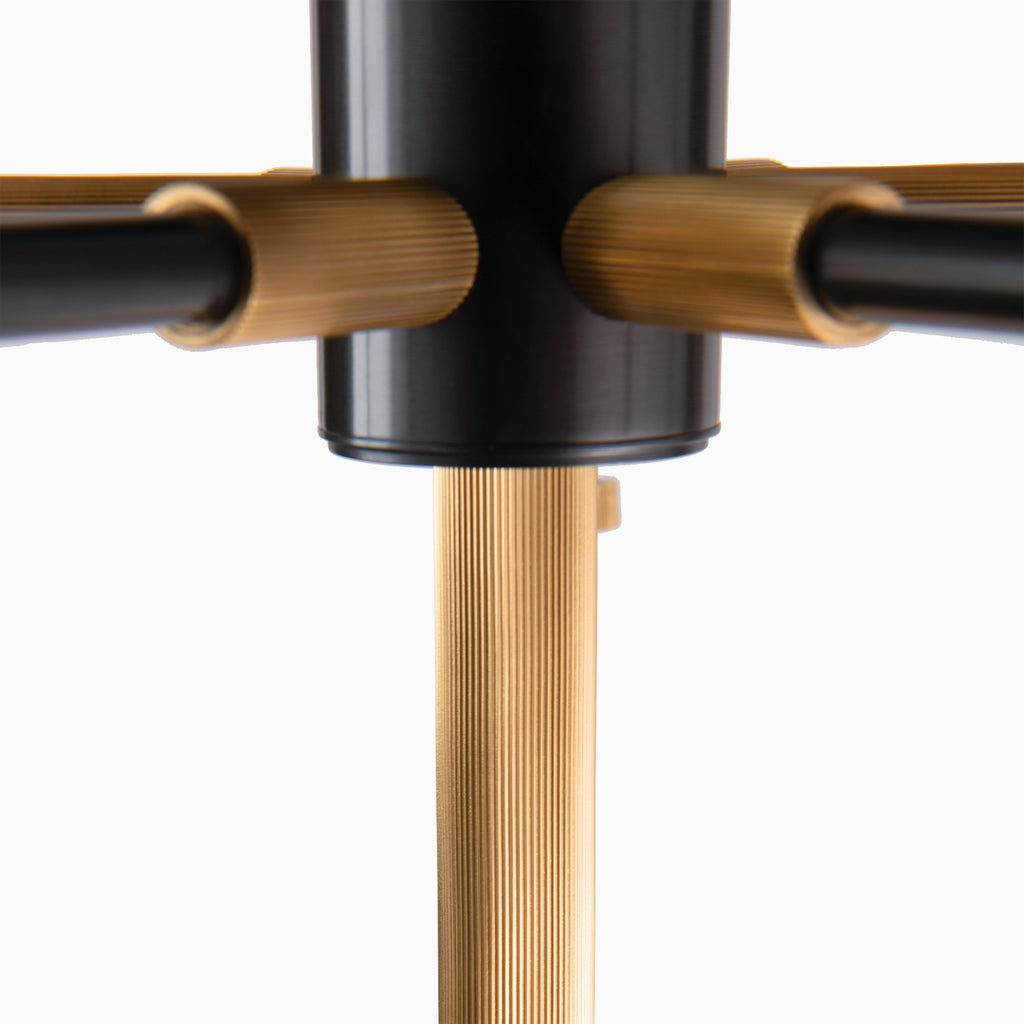 Gibson 6-Light Chandelier in Aged Old Bronze