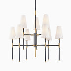 Gibson 9-Light Chandelier in Aged Old Bronze