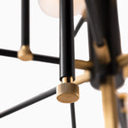 Gibson 9-Light Chandelier in Aged Old Bronze