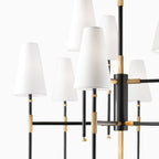 Gibson 9-Light Chandelier in Aged Old Bronze