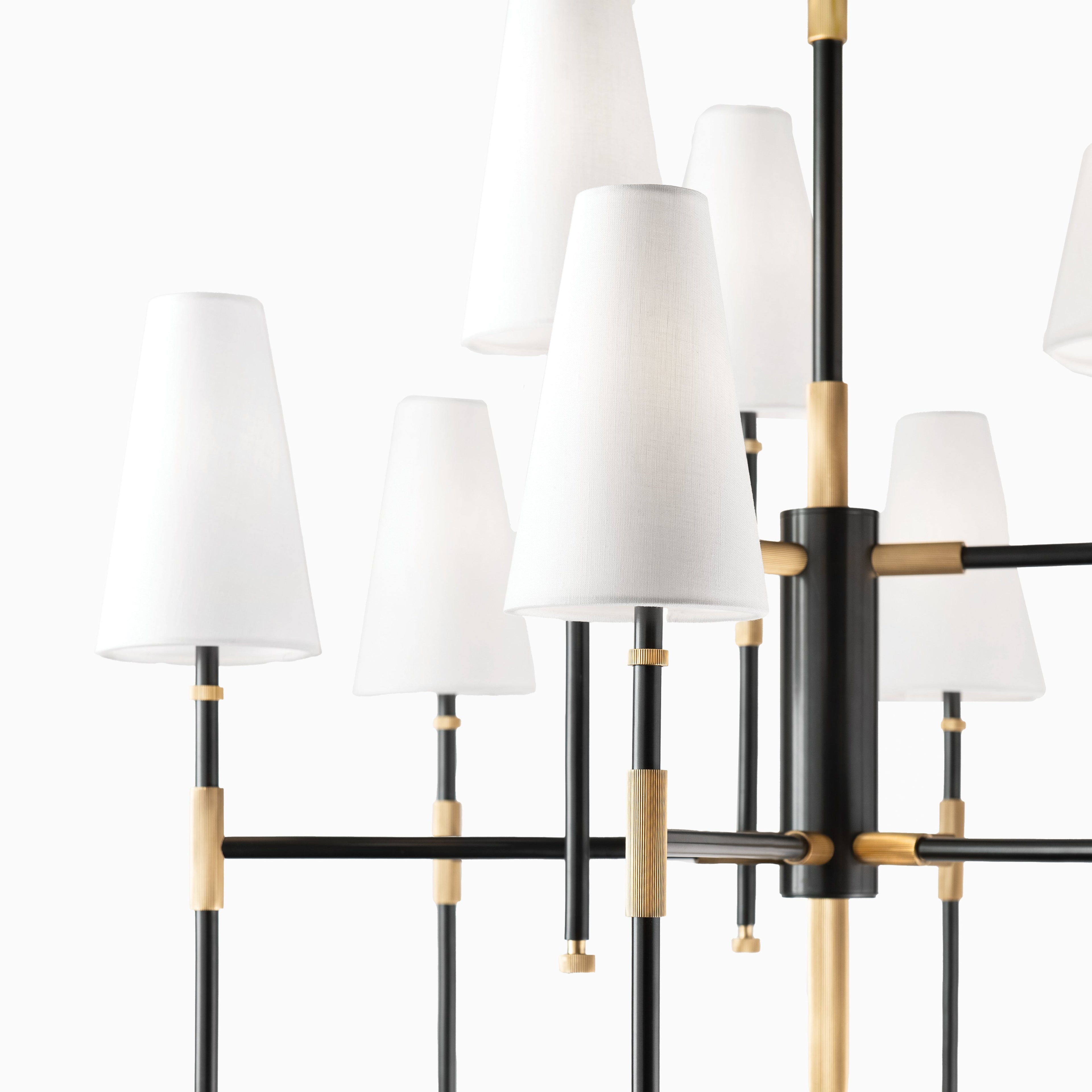 Gibson 9-Light Chandelier in Aged Old Bronze