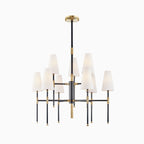 Gibson 9-Light Chandelier in Aged Old Bronze