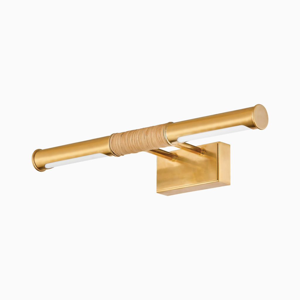 Irwin Picture Light in Aged Brass