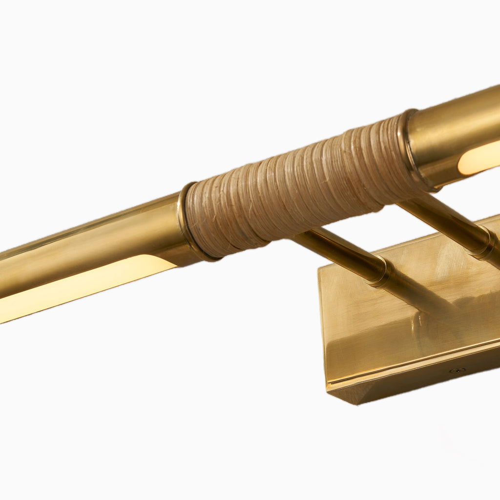 Irwin Picture Light in Aged Brass