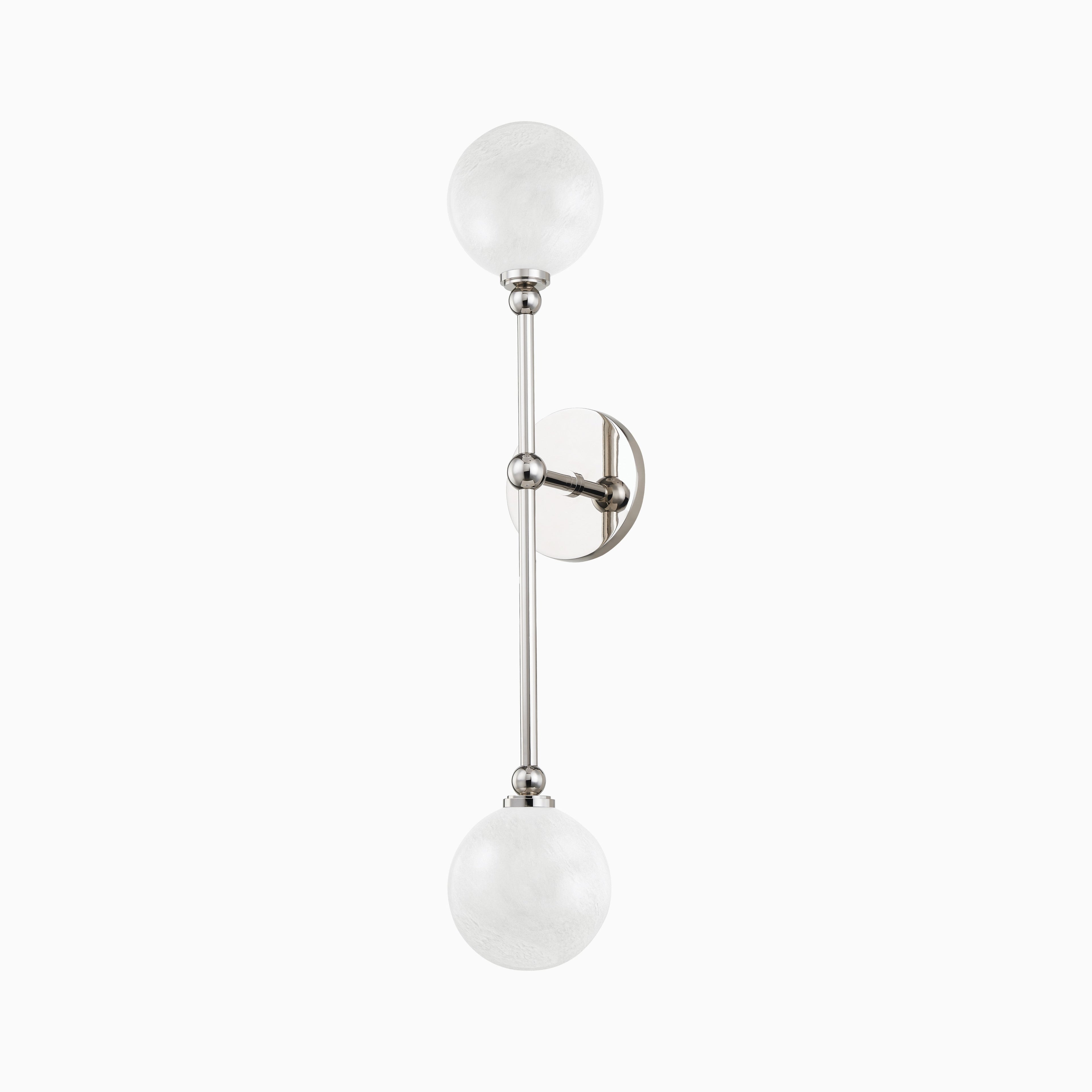 Isadora Wall Sconce In Polished Nickel