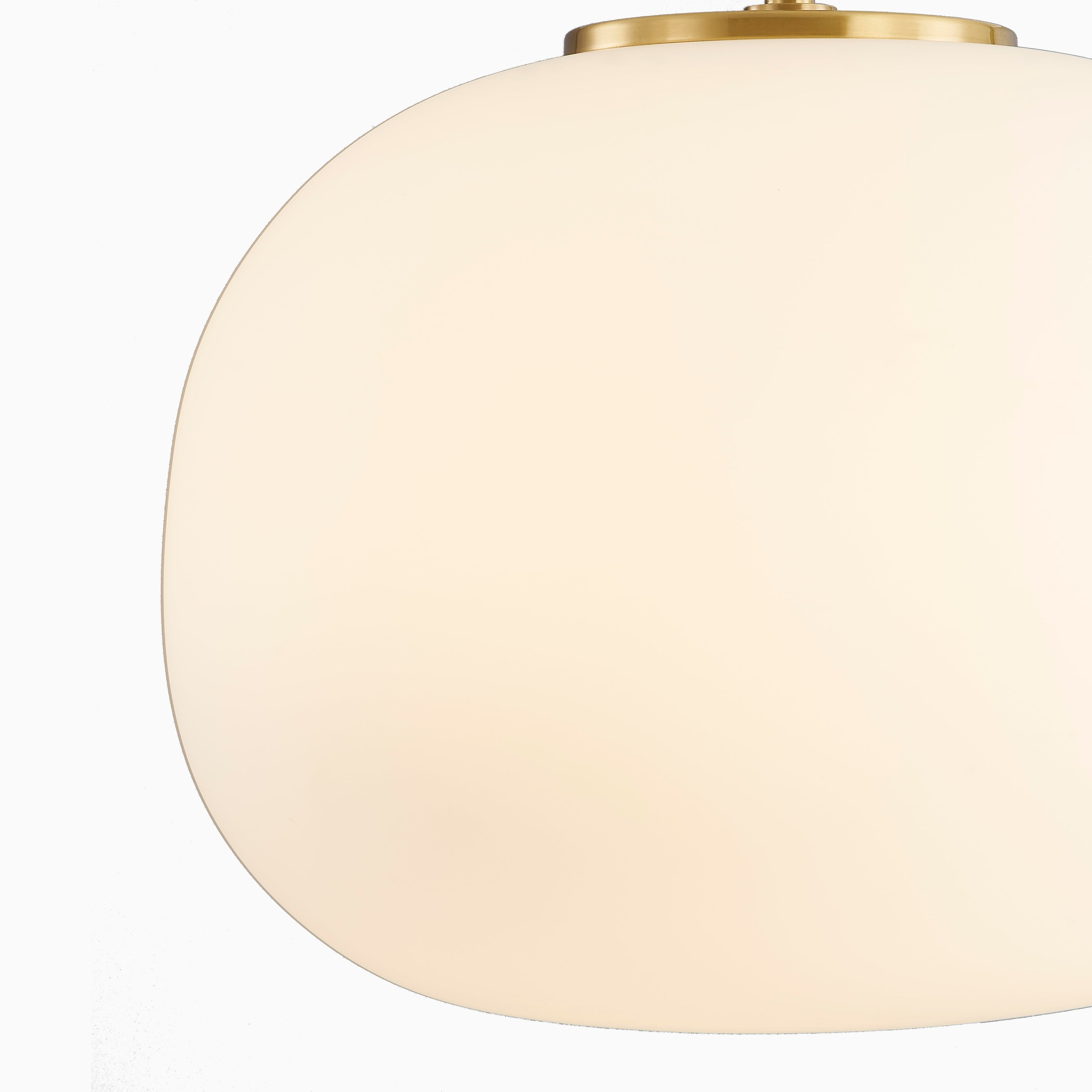 Kaley 16 Pendant in Aged Brass