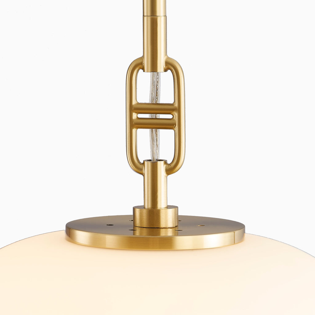 Kaley 16 Pendant in Aged Brass