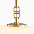 Kaley 16 Pendant in Aged Brass