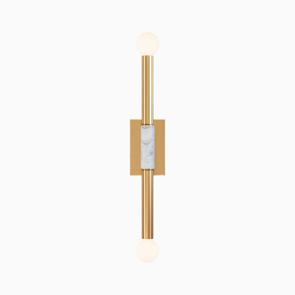 Larson Wall Sconce in Aged Brass